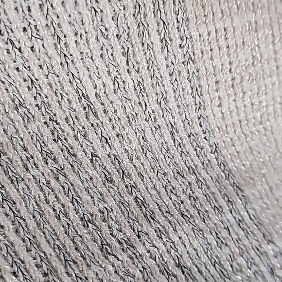 Mud pie gray and tan neutral fringe poncho - Picture 4 of 5